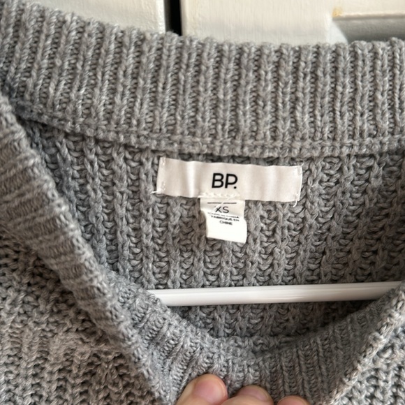 BP rib crop crewneck sweater - Picture 2 of 6
